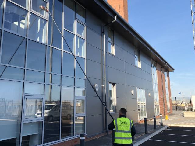 commercial window cleaning office premises