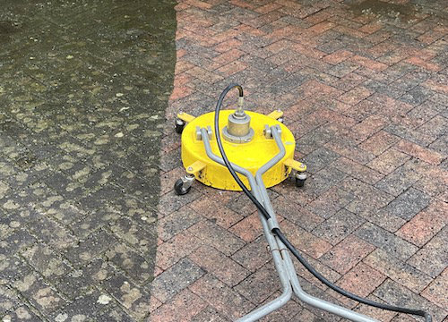 pressure washing driveway cleaning